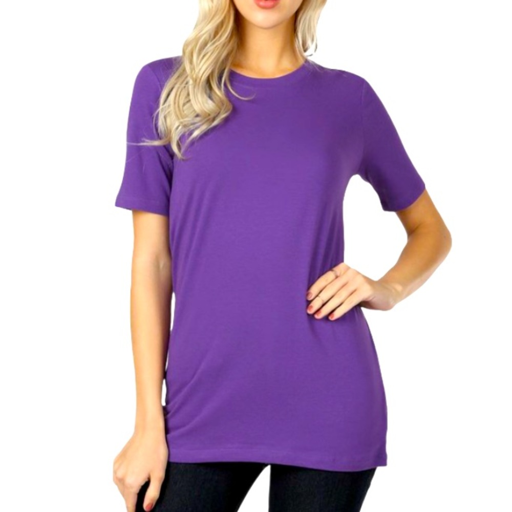 Super soft purple tee